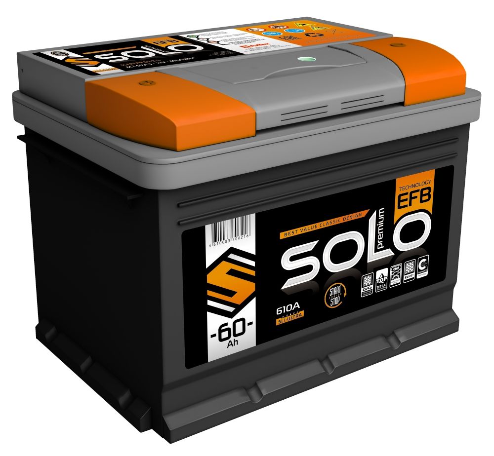 Аккумуляторная батарея SOLO PREMIUM EFB